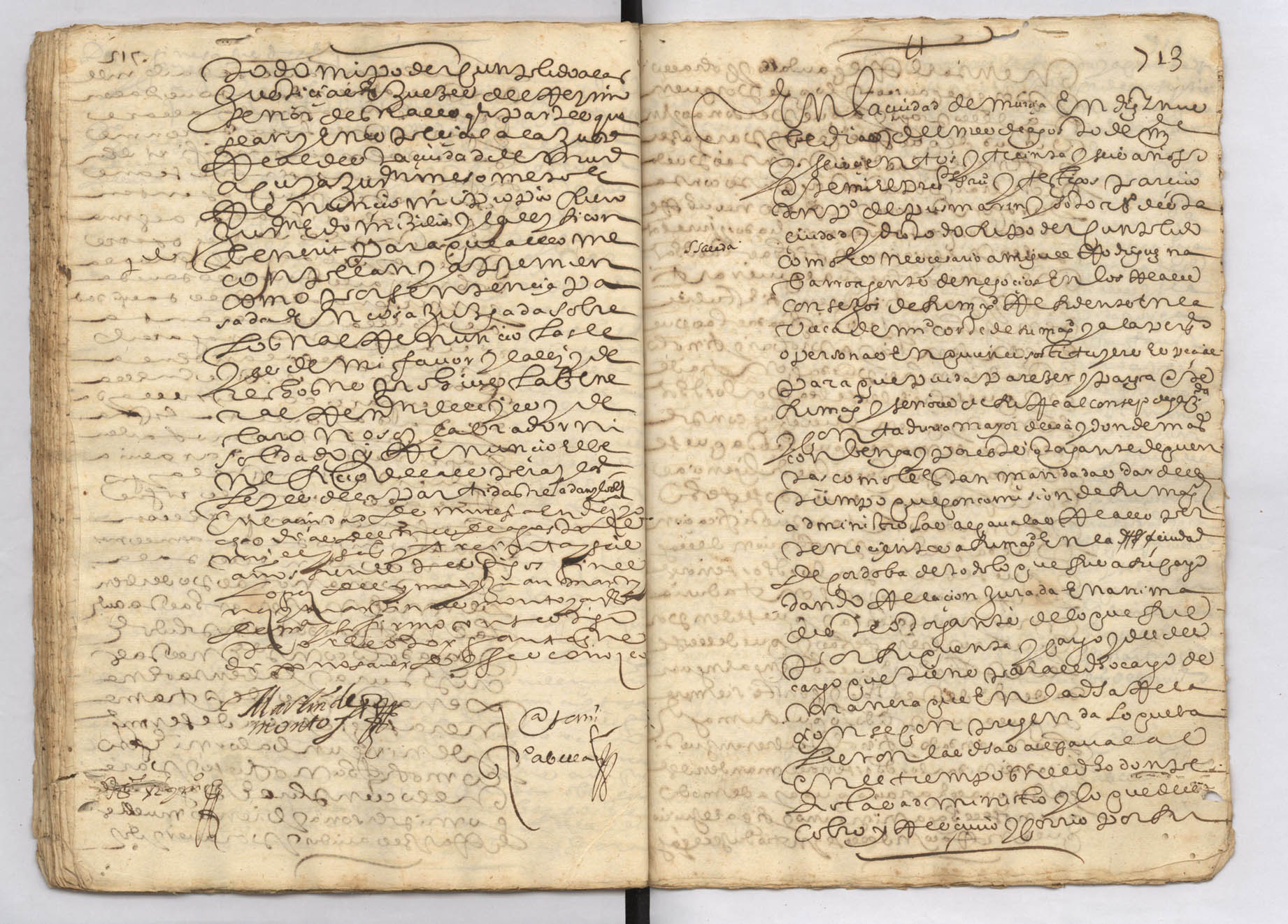 Registro de Pedro Abellán, Murcia de 1636.